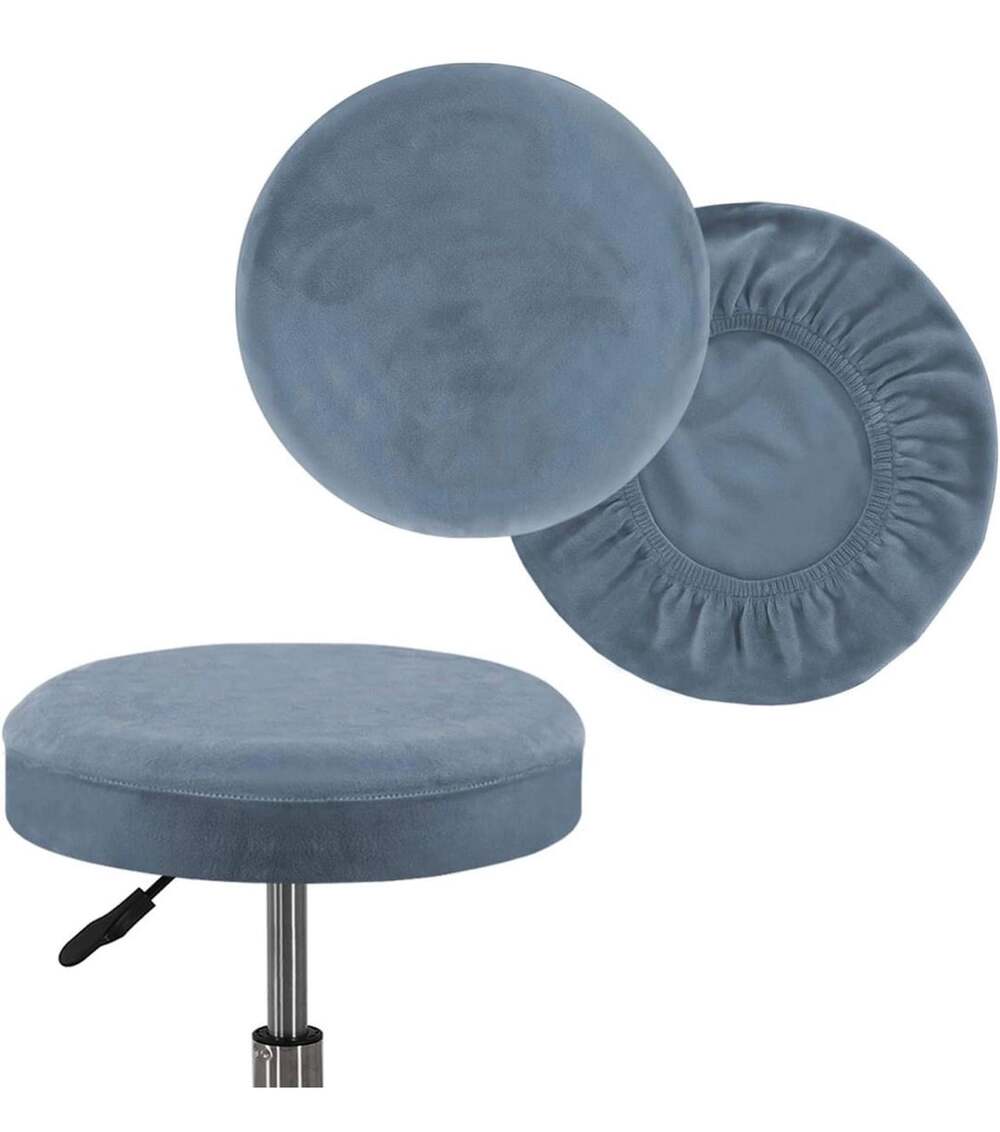 Round Stool Velvet Bar Stool Covers.